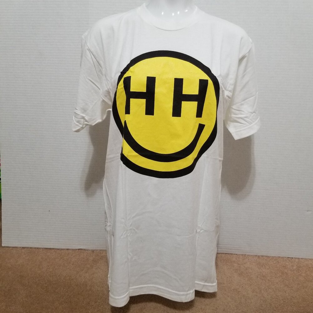 Happy Hippie Foundation shirt Large Miley Cyrus smiley logo graphic band merch
